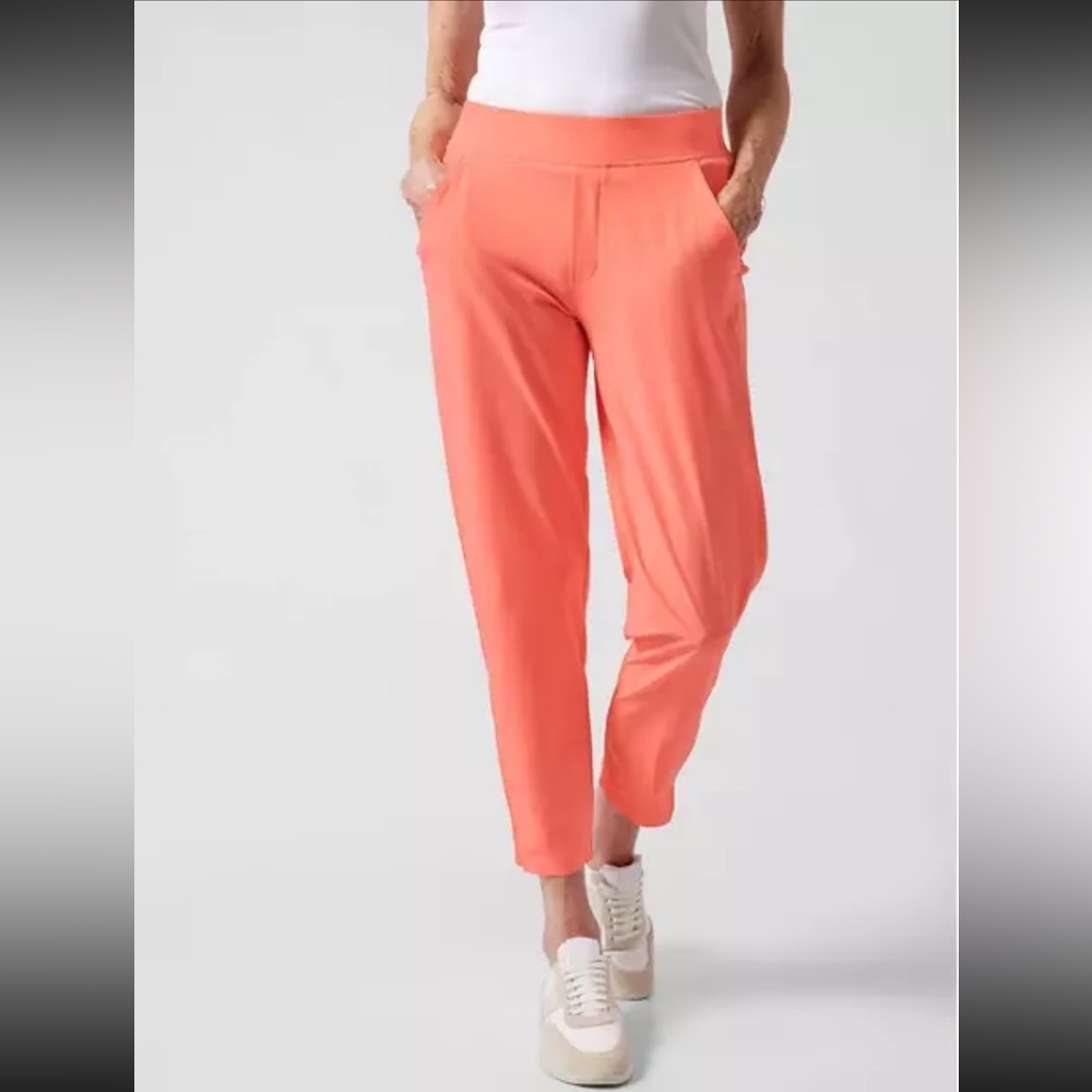 Athleta Sunset Glow Coral Ankle Pant